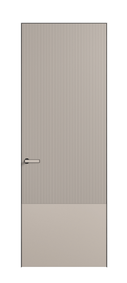 Дверь межкомнатная Вельвет 8203 Матовый светло-бежевый. Скрытый короб Черный Цена 64969 . Фабрика дверей Волховец 8 (800) 551 43 19 Межкомнатная дверь Вельвет 8203 Матовый светло-бежевый. Цена 64969 | Volhovec