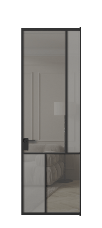 Дверь межкомнатная Мозаик АЛПЛ041.21 Алюминий Черный Сатинированное серое стекло, триплекс, 6 мм + Прозрачное серое стекло, триплекс Без короба чер Цена 160070 Стоимость комплекта двери включает:
1. Полотно (600/650/700/750/800/850/900/950*2000-2400 мм).
2. Короб
3. Комплект фурнитуры (2 торцевые петли и магнитный замок с ответной планкой). Фабрика дверей Волховец 8 (800) 551 43 19 Межкомнатная дверь Мозаик АЛПЛ041.21 Алюминий Черный Сатинированное серое стекло, триплекс, 6 мм + Прозрачное серое стекло, триплекс Цена 160070 ₽ | Volhovec