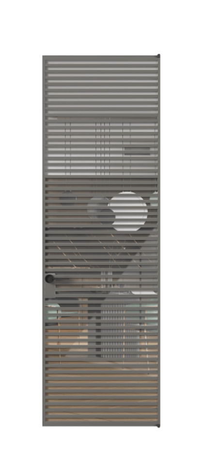 Алюминиевая дверь АЛПЛ040.07 Алюминий классический серый Рефлективное прозрачное стекло "Стопсол", калёное. Без короба АКЛС Цена 199890 Стоимость комплекта двери включает: 1. Полотно (600/650/700/750/800/850/900/950*2000-2400 мм).
2. Короб
3. Комплект фурнитуры (2 торцевые петли и магнитный замок с ответной планкой). Фабрика дверей Волховец 8 (800) 551 43 19 Алюминиевая дверь АЛПЛ040.07 Алюминий классический серый Рефлективное прозрачное стекло "Стопсол", калёное Цена 199890 | Volhovec