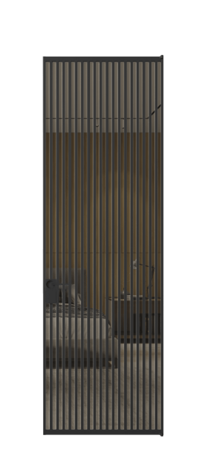 Алюминиевая дверь АЛПЛ040.06 Алюминий Черный Рефлективное бронзовое стекло "Стопсол", калёное. Без короба чер Цена 192770 Стоимость комплекта двери включает: 1. Полотно (600/650/700/750/800/850/900/950*2000-2400 мм).
2. Короб
3. Комплект фурнитуры (2 торцевые петли и магнитный замок с ответной планкой). Фабрика дверей Волховец 8 (800) 551 43 19 Алюминиевая дверь АЛПЛ040.06 Алюминий Черный Рефлективное бронзовое стекло "Стопсол", калёное Цена 192770 | Volhovec