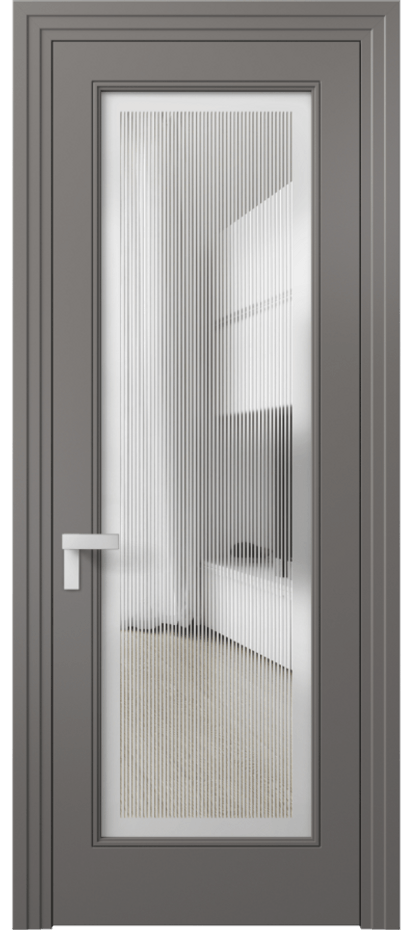 Дверь межкомнатная Рокка 8300 Матовый классический серый Сатинированное с гравировкой "Каннелюры", триплекс Каскадный компланарный наличник МКЛС Цена 91899 ₽ Наличники уже входят в базовый комплект. Фабрика дверей Волховец 8 (800) 551 43 19 Межкомнатная дверь Рокка 8300 Матовый классический серый Сатинированное с гравировкой "Каннелюры", триплекс Цена 91899 ₽ | Volhovec