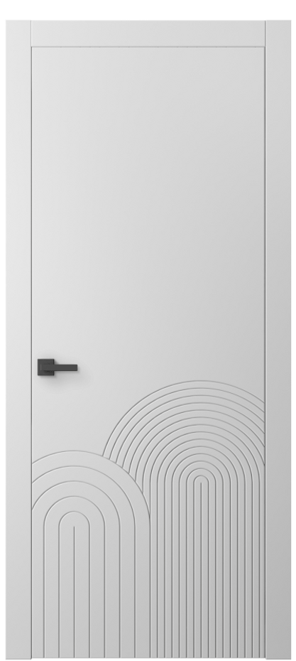 Межкомнатная дверь Линия АКП 8059 Матовый белоснежный  Цена 63299 ₽ | Volhovec