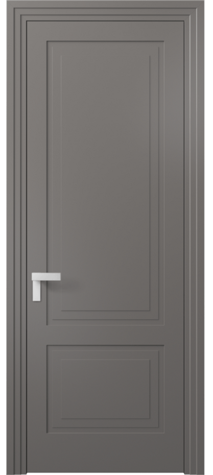 Дверь межкомнатная Рокка 8351 Матовый классический серый Каскадный компланарный наличник МКЛС Цена 79899 ₽ Наличники уже входят в базовый комплект. Фабрика дверей Волховец 8 (800) 551 43 19 Межкомнатная дверь Рокка 8351 Матовый классический серый Цена 79899 ₽ | Volhovec