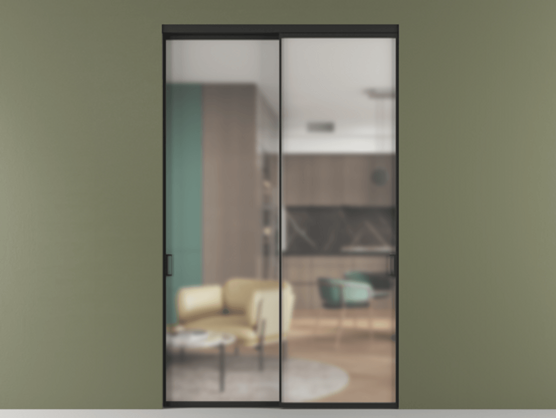 Перегородка Формато внутри проёма 2 створки АЛПР 040.01 Алюминий Черный Сатинированное стекло "Мателюкс Кристал Вижн", калёное, матовое, каленое 6 мм. Скрытый короб ЧЕР Цена 416080 ₽ 1. Полотно 2 шт. (800/2100 мм)
2. Комплект установки раздвижной системы
3. Базовый комплект фурнитуры
4.Ручка Рондо. Фабрика дверей Волховец 8 (800) 551 43 19 Перегородка Формато внутри проёма 2 створки АЛПР 040.01 Алюминий Черный Сатинированное стекло "Мателюкс Кристал Вижн", калёное, матовое, каленое 6 мм Цена 416080 ₽ | Volhovec