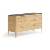 Комод Piega 6 ящиков дуб соломенный матовый