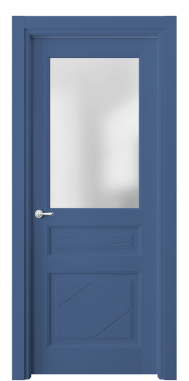 Межкомнатная дверь 6344 Отдалённо-синий RAL 5023. Цвет RAL Отдалённо-синий RAL 5023. Материал Гладкая эмаль. Коллекция Тоскана Ромбо. Фото. Дверь межкомнатная 6344 Отдалённо-синий RAL 5023. Цвет RAL Отдалённо-синий RAL 5023. Материал Гладкая эмаль. Коллекция Тоскана Ромбо. Картинка.