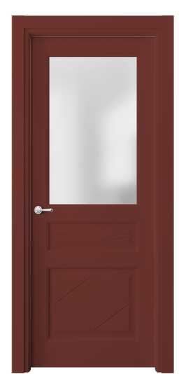 Межкомнатная дверь 6344 Оксид красный RAL 3009. Цвет RAL Оксид красный RAL 3009. Материал Гладкая эмаль. Коллекция Тоскана Ромбо. Фото. Дверь межкомнатная 6344 Оксид красный RAL 3009. Цвет RAL Оксид красный RAL 3009. Материал Гладкая эмаль. Коллекция Тоскана Ромбо. Картинка.