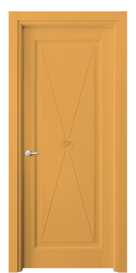 Дверь межкомнатная 6361 Пастельно-жёлтый RAL 1034. Цвет RAL Пастельно-жёлтый RAL 1034. Материал Гладкая эмаль. Коллекция Тоскана Литера. Картинка.