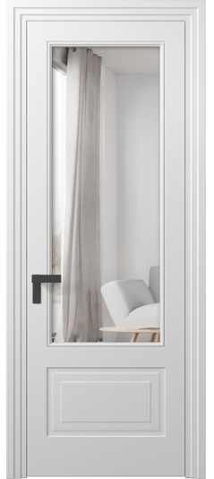 Межкомнатная дверь 8342 МБЛ Двустороннее зеркало. Цвет Матовый белоснежный. Материал Гладкая эмаль. Коллекция Рокка. Фото. Дверь межкомнатная 8342 МБЛ Двустороннее зеркало. Цвет Матовый белоснежный. Материал Гладкая эмаль. Коллекция Рокка. Картинка.