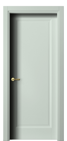 Дверь межкомнатная 1401 NCS S 1005-B80G. Цвет NCS NCS S 1005-B80G. Материал Гладкая эмаль. Коллекция Галант. Картинка.