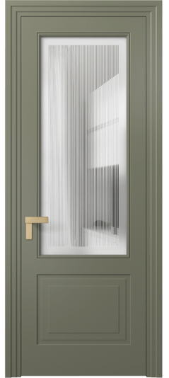 Межкомнатная дверь 8352 МОТ Сатин с гравировкой Rocca. Цвет Матовый оливковый тёмный. Материал Гладкая эмаль. Коллекция Рокка. Фото. Дверь межкомнатная 8352 МОТ Сатин с гравировкой Rocca. Цвет Матовый оливковый тёмный. Материал Гладкая эмаль. Коллекция Рокка. Картинка.