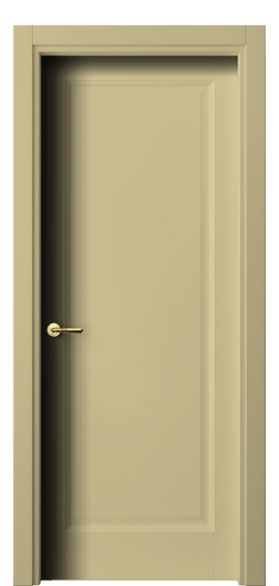 Дверь межкомнатная 1401 Слоновая кость RAL 1014. Цвет RAL Слоновая кость RAL 1014. Материал Гладкая эмаль. Коллекция Галант. Картинка.