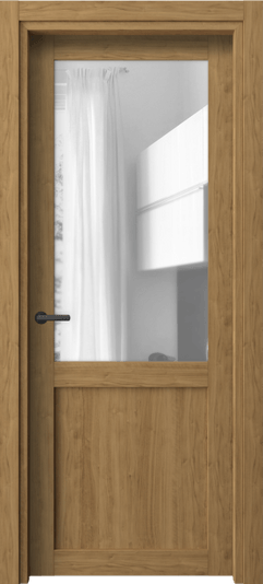 Дверь межкомнатная 2122 ГОР ПРОЗ. Цвет Грецкий орех. Материал Ламинатин. Коллекция Нео. Картинка.