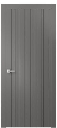 Дверь межкомнатная АКП 8051 МКЛС Матовый классический серый. Цвет Матовый классический серый. Материал Гладкая эмаль. Коллекция Линия. Картинка.