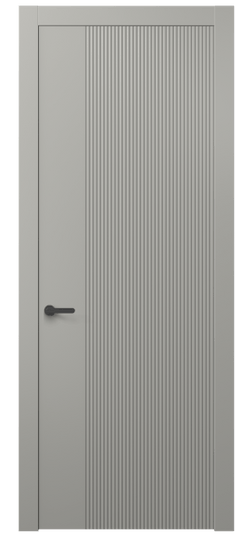 Дверь межкомнатная 8623 МНСР . Цвет Матовый нейтральный серый. Материал Гладкая эмаль. Коллекция Дюна. Картинка.