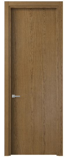 Дверь межкомнатная 0010 ДЯН. Цвет Дуб янтарный. Материал Шпон ценных пород. Коллекция Планум. Картинка.