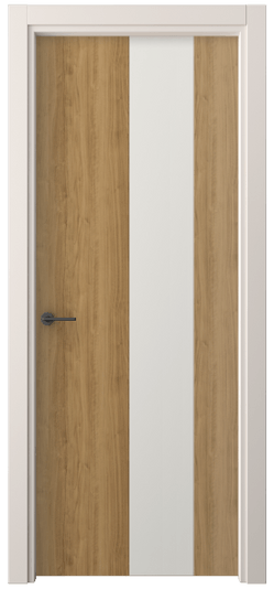 Дверь межкомнатная 4225 ГОР. Цвет Грецкий орех. Материал Ламинатин. Коллекция Фридом. Картинка.