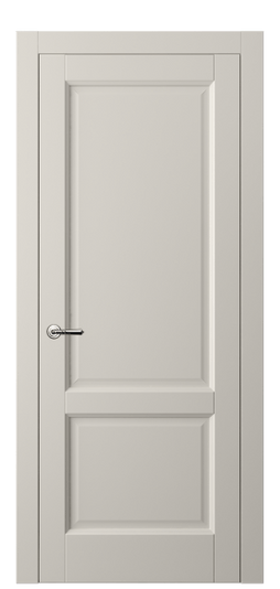 Дверь межкомнатная 1421 ПЭСС. Цвет ПЭТ светло-серый. Материал ПЭТ. Коллекция Галант. Картинка.