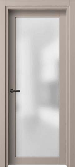Дверь межкомнатная 2102 ПЭСК САТ. Цвет ПЭТ серо-коричневый . Материал ПЭТ. Коллекция Нео. Картинка.