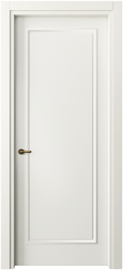 Дверь межкомнатная 8101 МЖМ. Цвет Матовый жемчужный. Материал Гладкая эмаль. Коллекция Париж. Картинка.