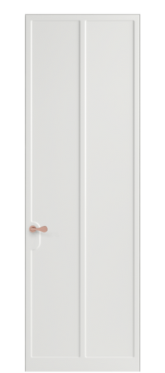 Дверь межкомнатная 7511 МССР. Цвет Матовый светло-серый. Материал Гладкая эмаль. Коллекция Софтформ. Картинка.