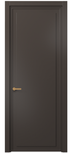Дверь межкомнатная 8602 МАН . Цвет Матовый антрацит. Материал Гладкая эмаль. Коллекция Фрэйм. Картинка.