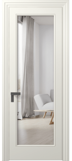 Межкомнатная дверь 8300 МЖМ Двустороннее зеркало. Цвет Матовый жемчужный. Материал Гладкая эмаль. Коллекция Рокка. Фото. Дверь межкомнатная 8300 МЖМ Двустороннее зеркало. Цвет Матовый жемчужный. Материал Гладкая эмаль. Коллекция Рокка. Картинка.