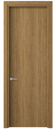 Дверь межкомнатная 0010 ГОР. Цвет Грецкий орех. Материал Ламинатин. Коллекция Планум. Картинка.