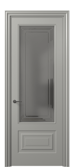 Межкомнатная дверь 8442 МНСР Серый сатин с гравировкой. Цвет Матовый нейтральный серый. Материал Гладкая эмаль. Коллекция Маскот. Фото. Дверь межкомнатная 8442 МНСР Серый сатин с гравировкой. Цвет Матовый нейтральный серый. Материал Гладкая эмаль. Коллекция Маскот. Картинка.