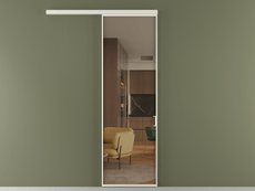 Перегородка Формато вдоль стены 1 створка